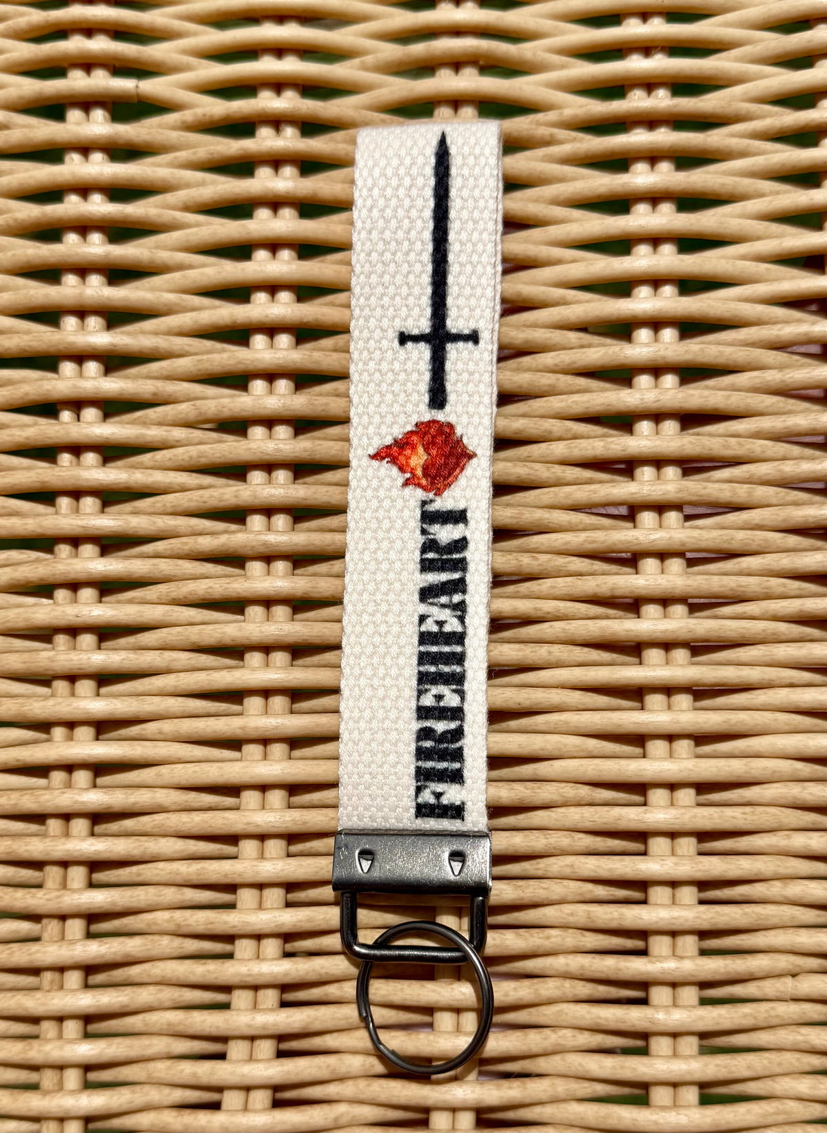 Bookish Handmade Wrislet Lanyard Keychain