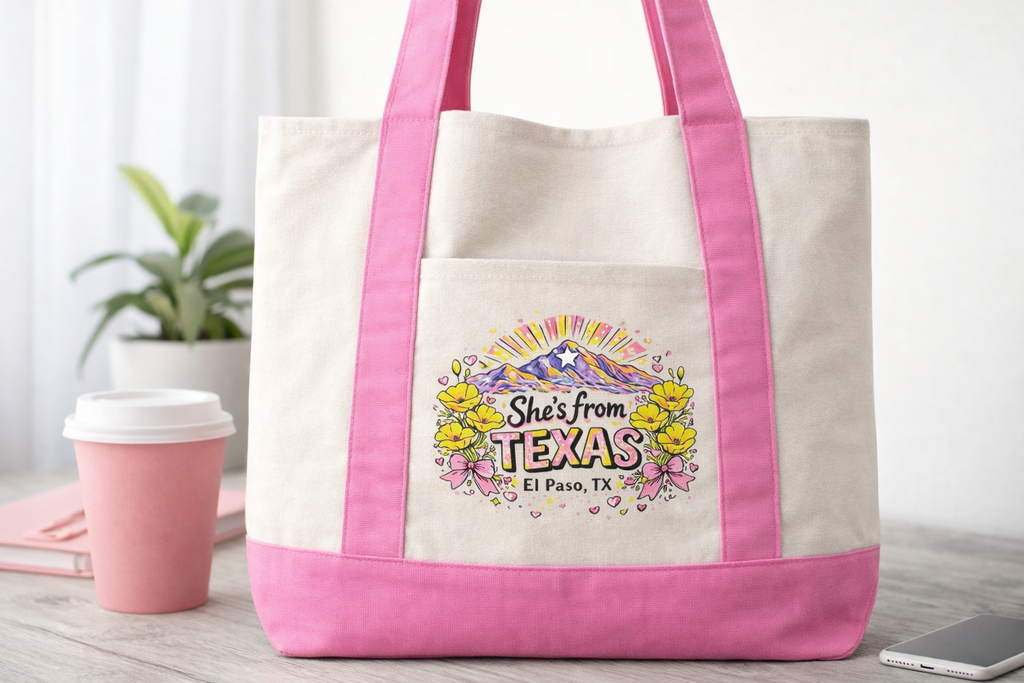 She’s From Texas Tote Bag