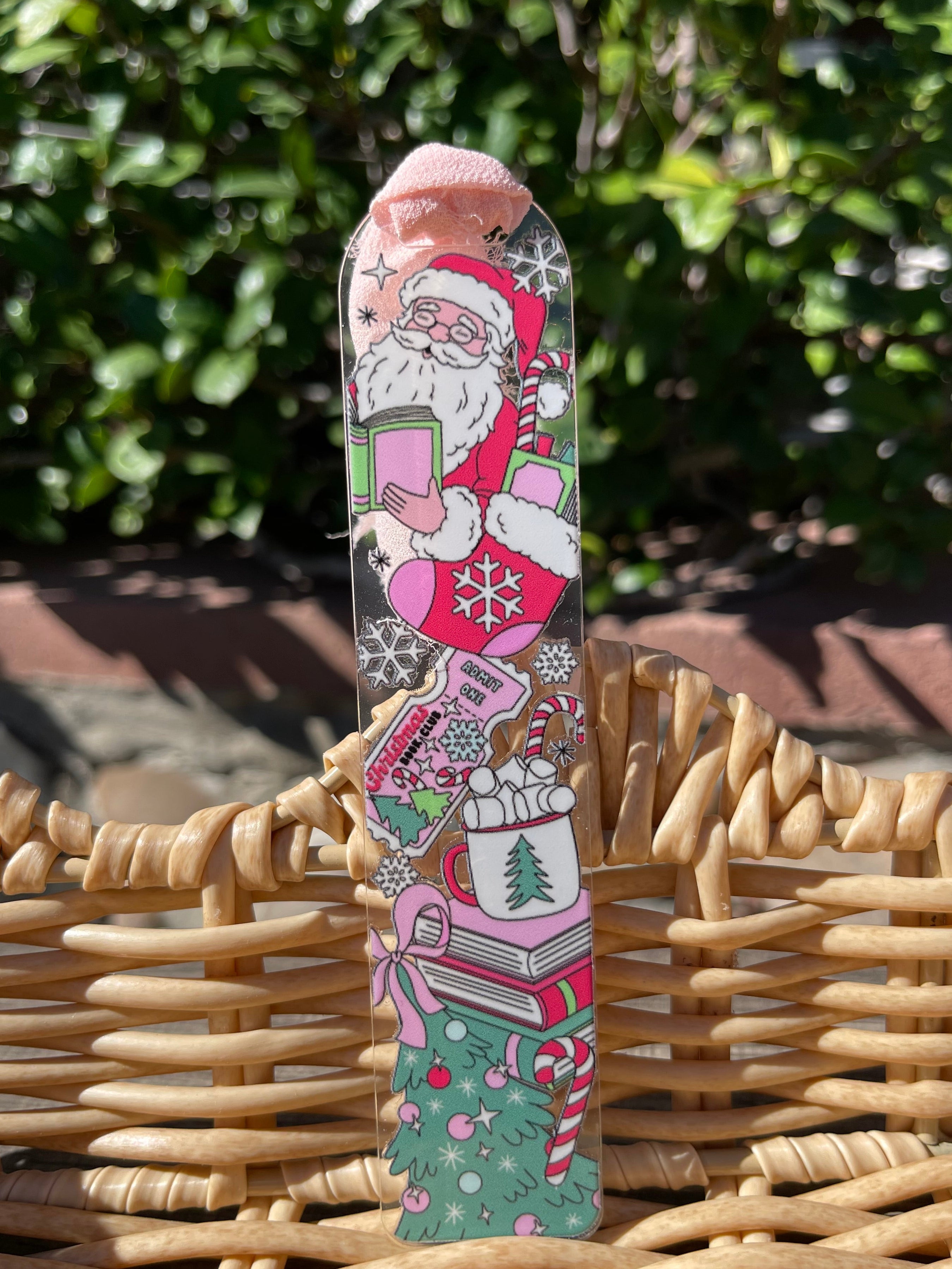 Christmas Book Club Bookmark