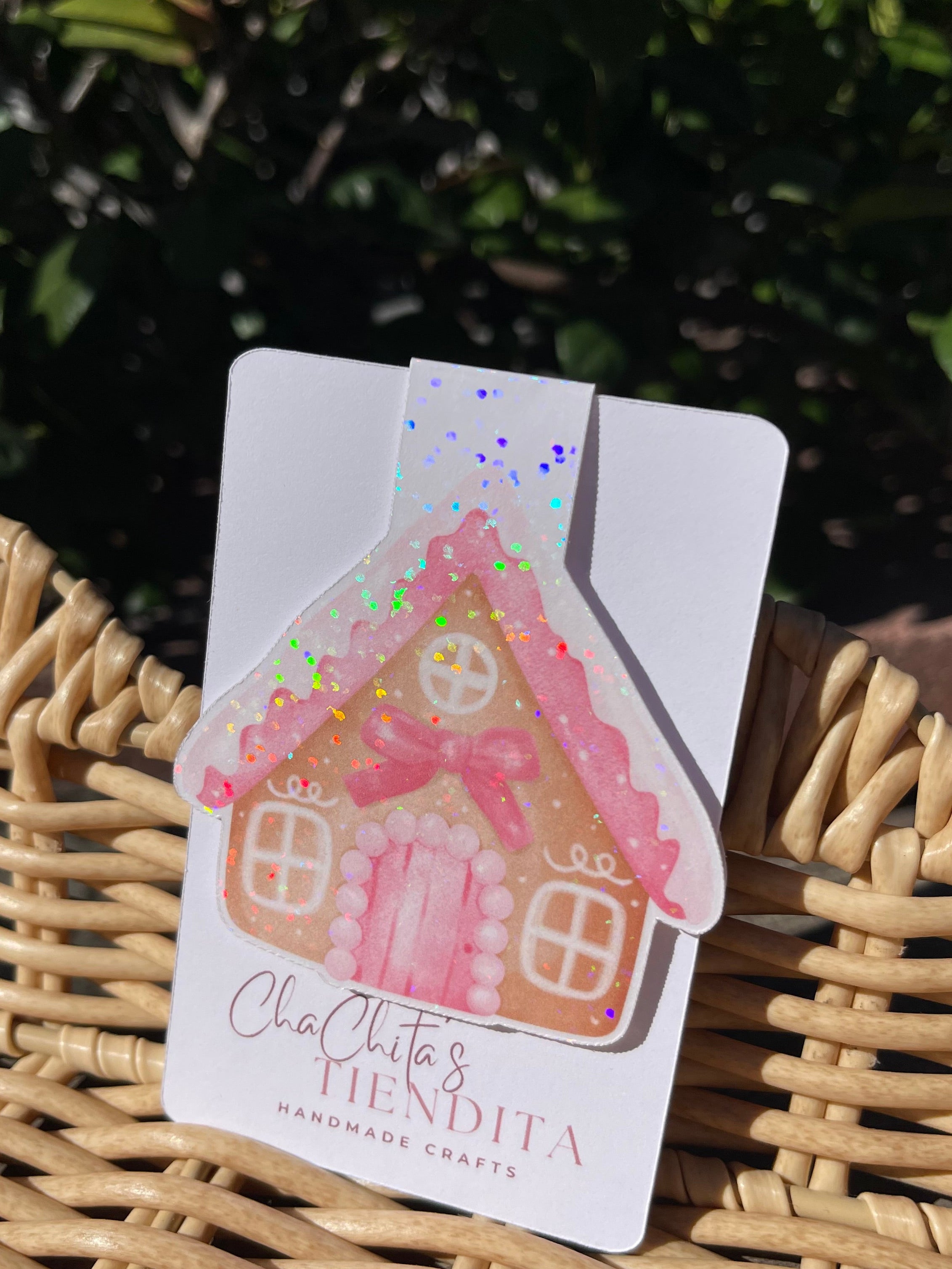Gingerbread House Magnetic Bookmark