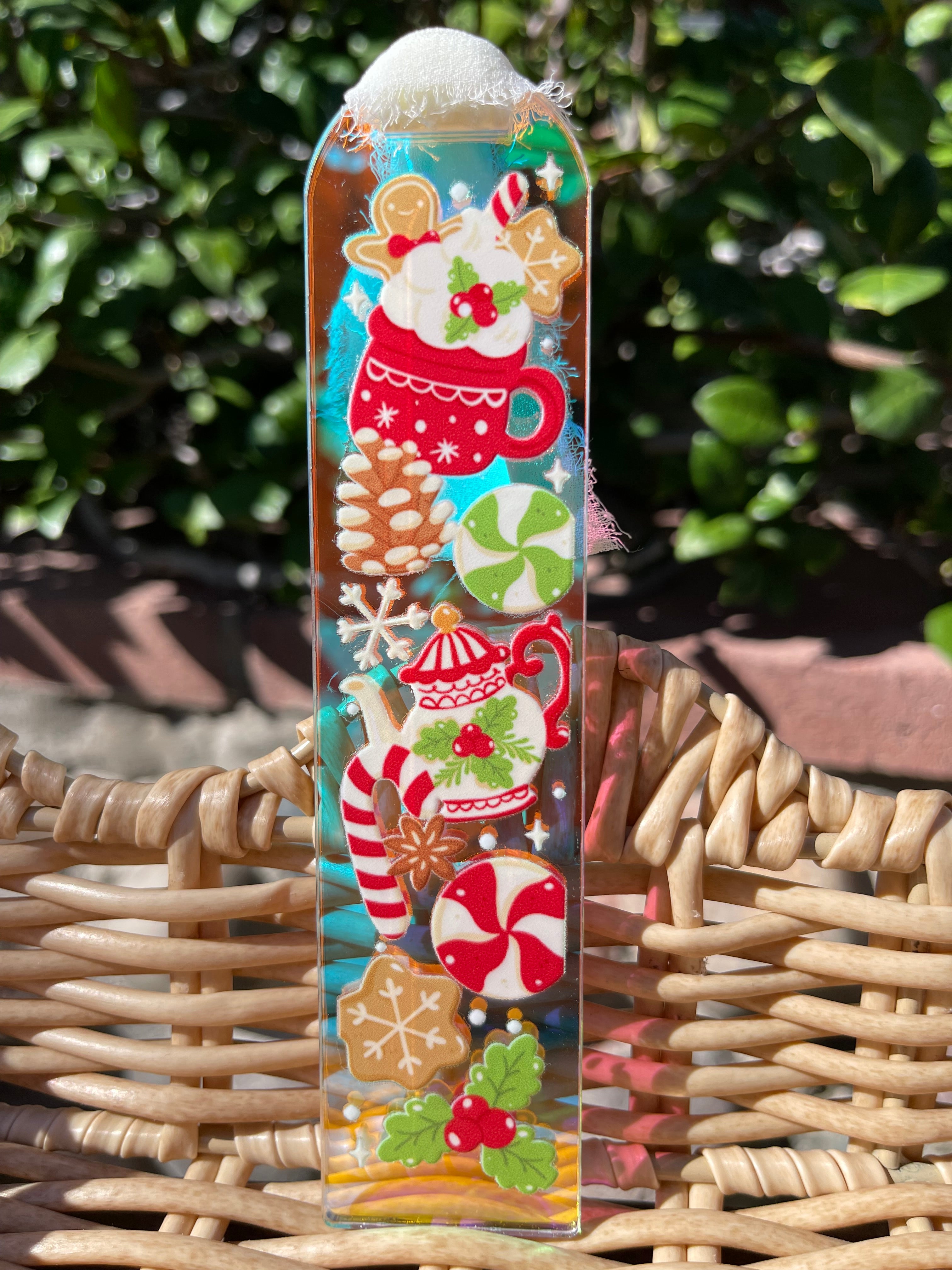 Holiday Baking Time Holographic Bookmark