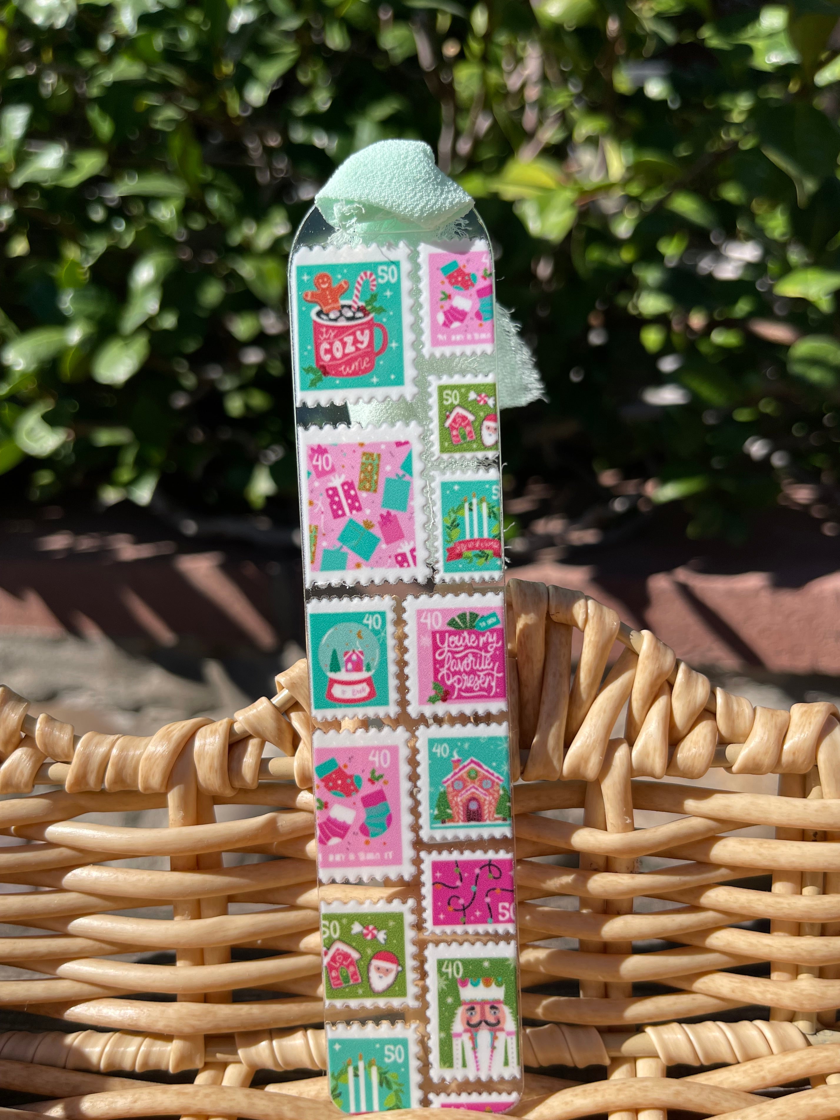 Holiday Stamps Bookmark