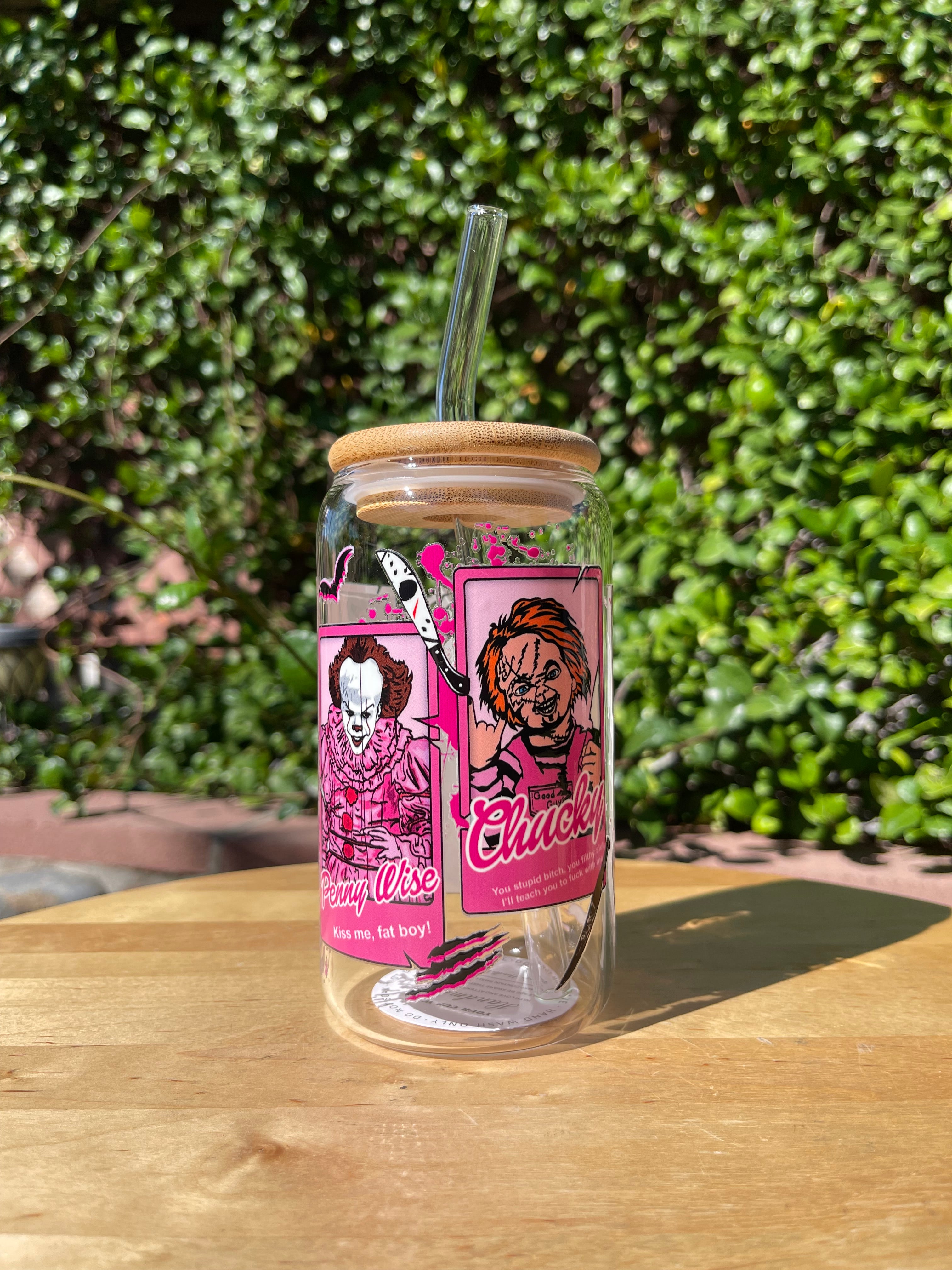 Horror Movies Glass Cup