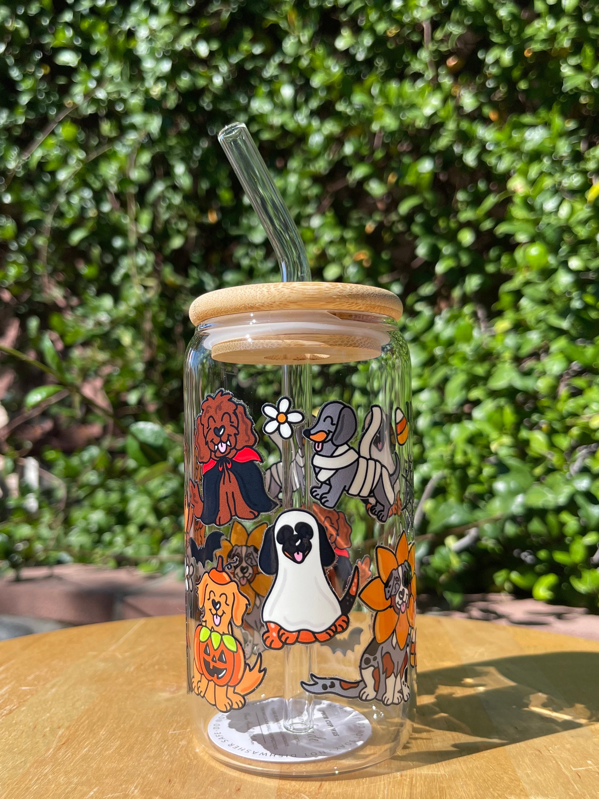 Howloween Glass Cup