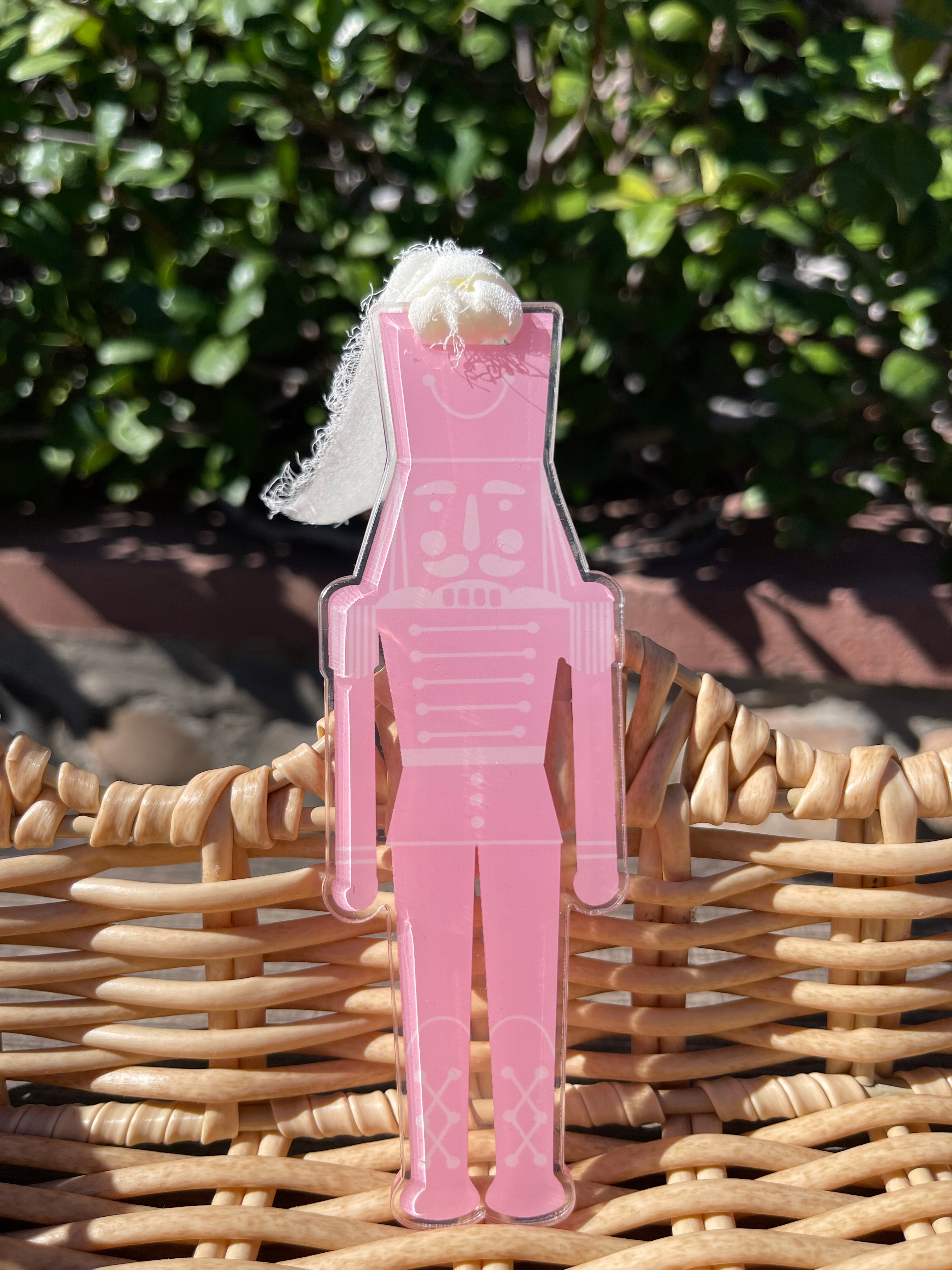 Pink Nutcracker Bookmark