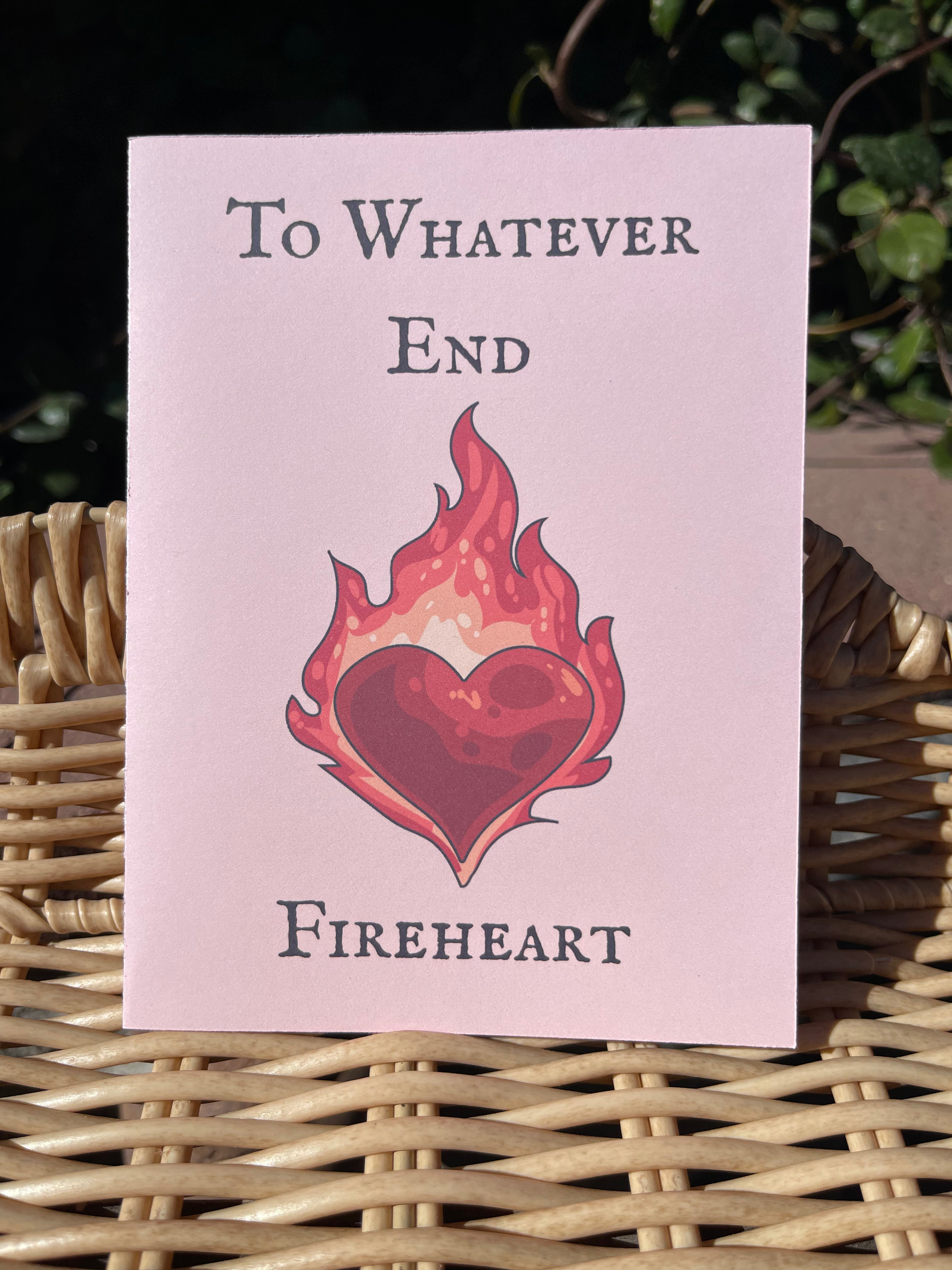 Fireheart Valentine's Day Card- ATOG