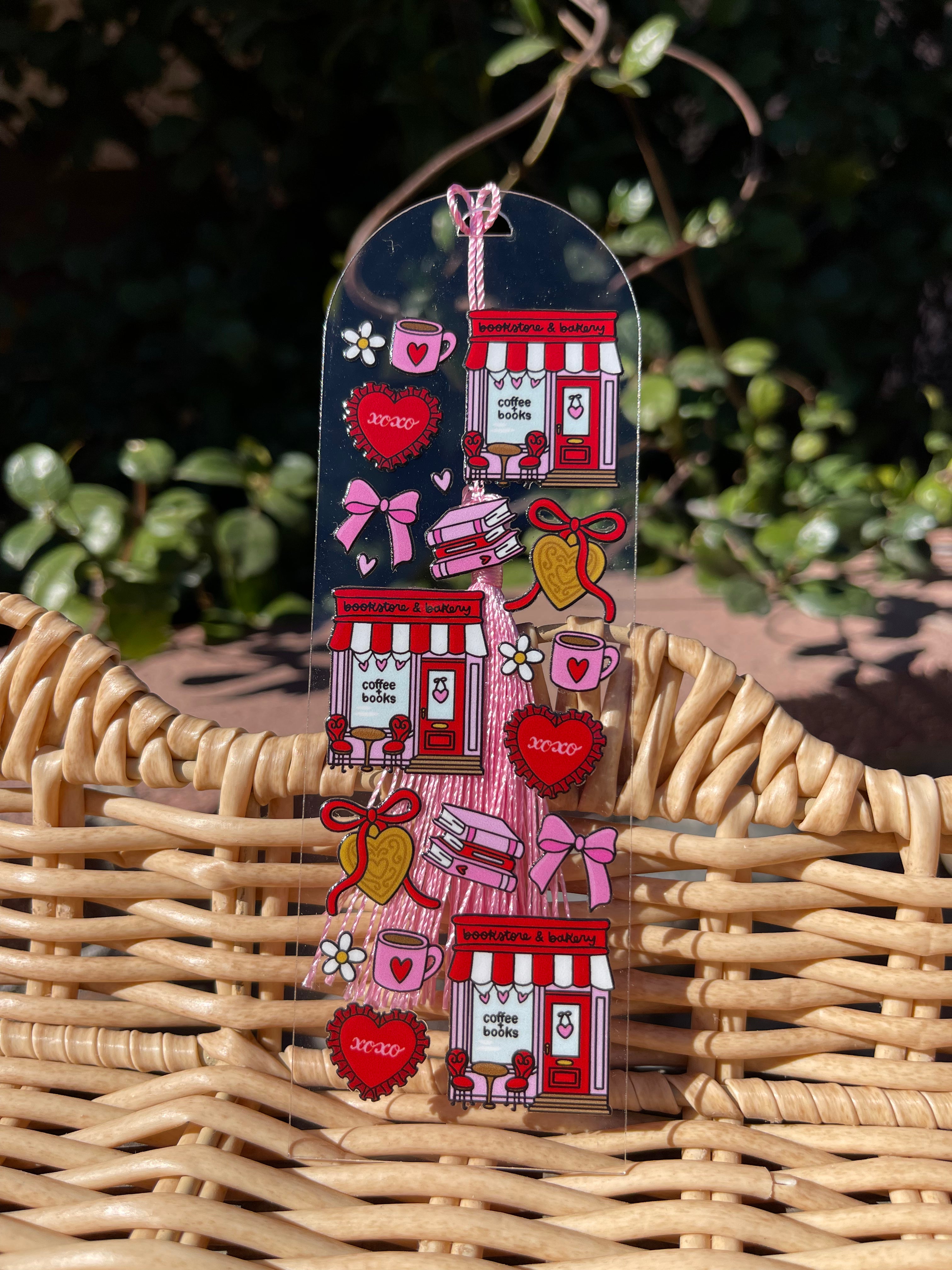 VDay Books & Bakery Bookmark