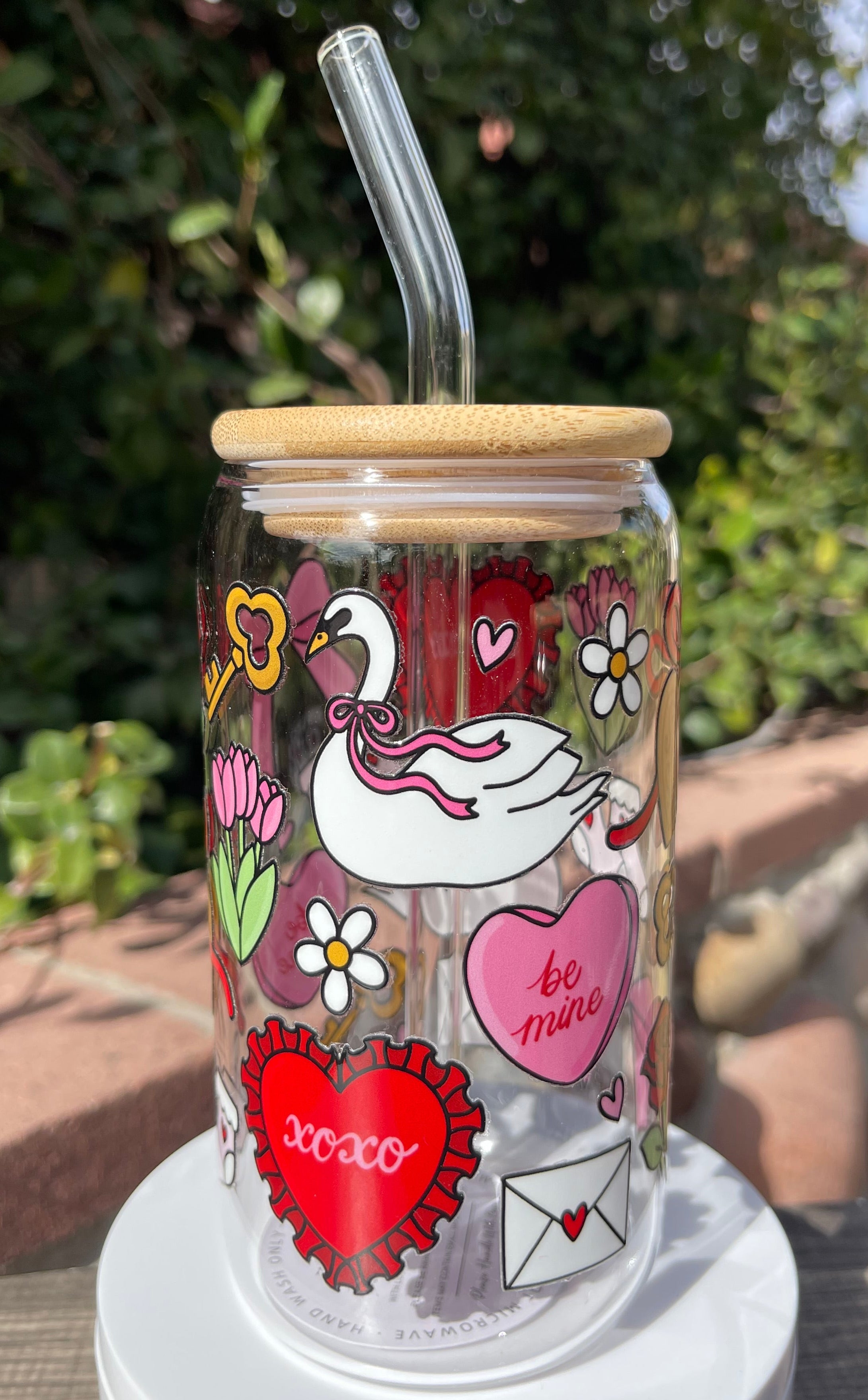 Coquette VDay Glass Cup