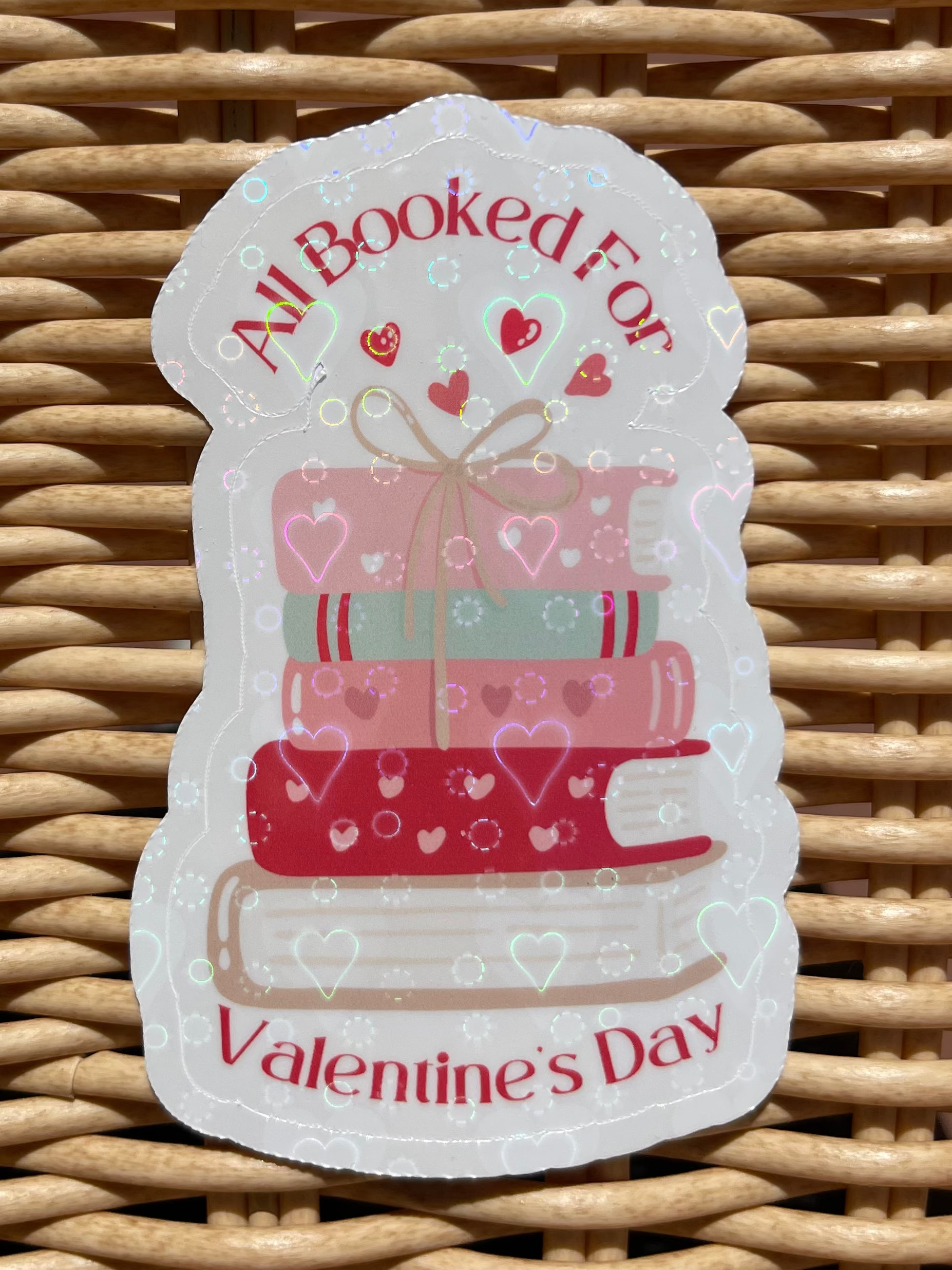Valentine's Day Holographic Sticker Pack