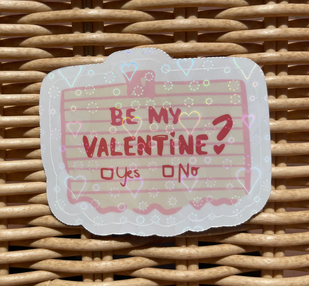 Valentine's Day Holographic Sticker Pack