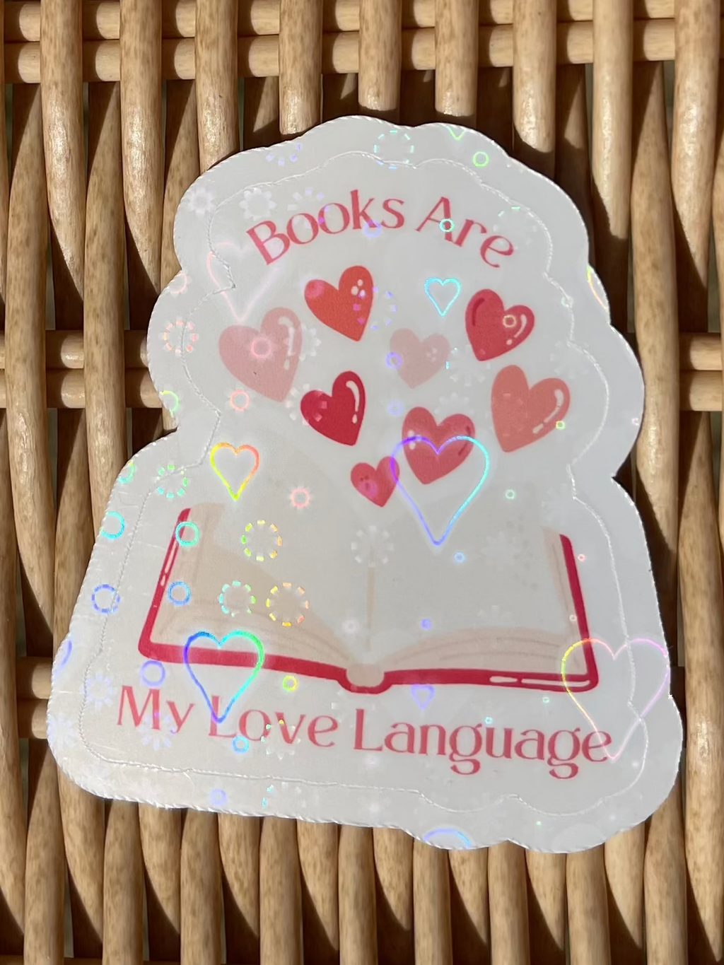 Valentine's Day Holographic Sticker Pack