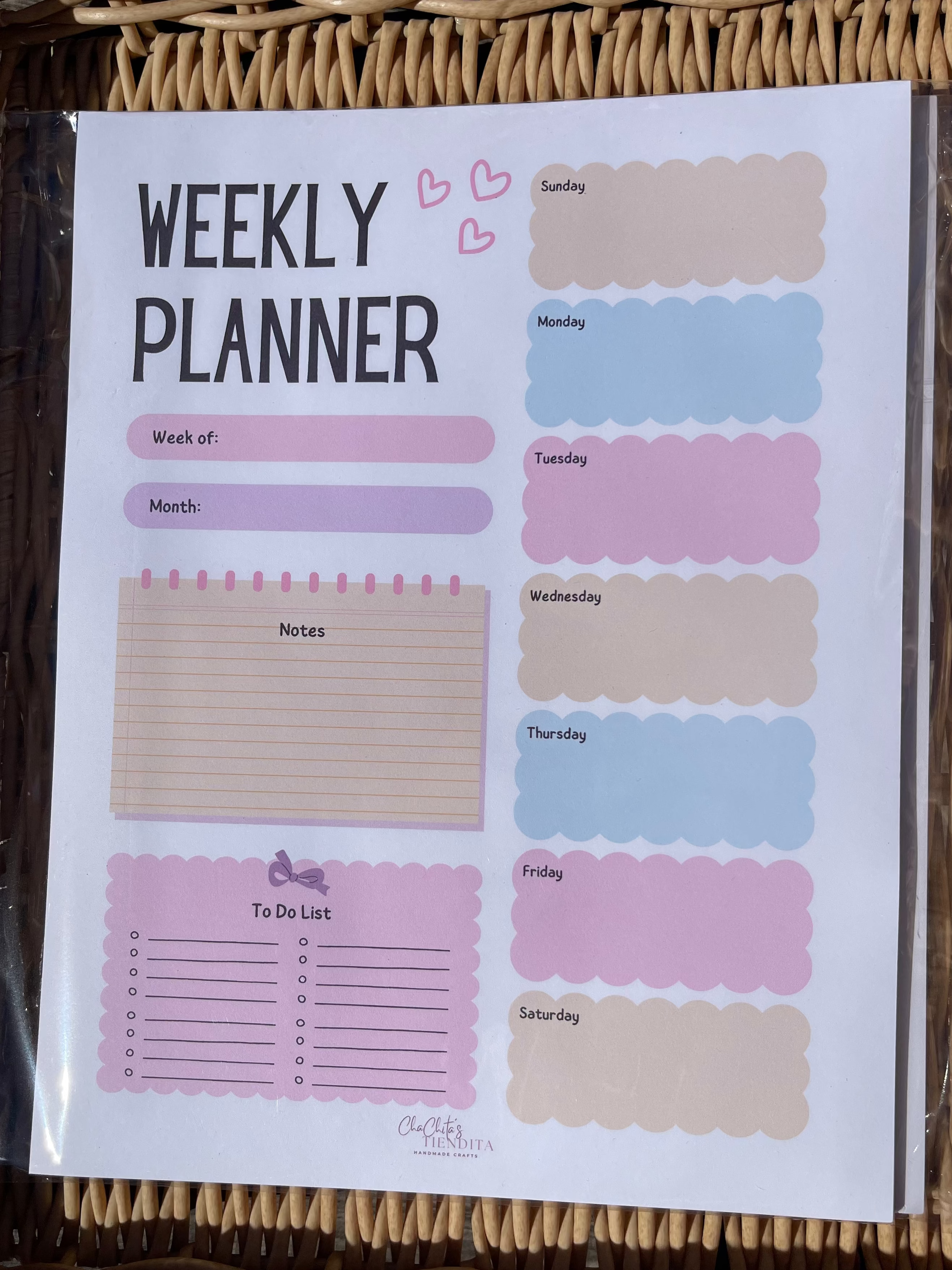 Weekly Planner