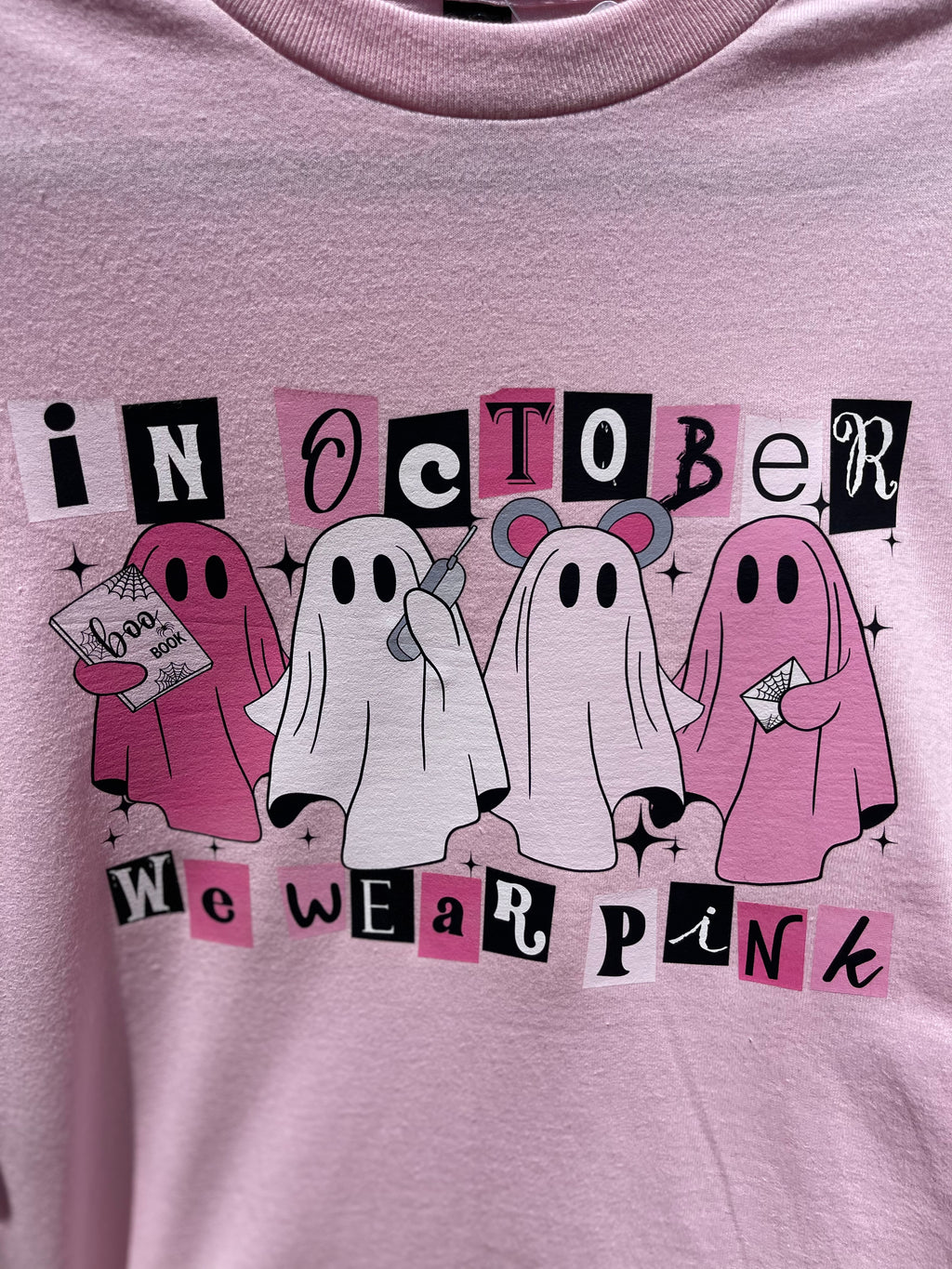 In October We Wear Pink Shirt