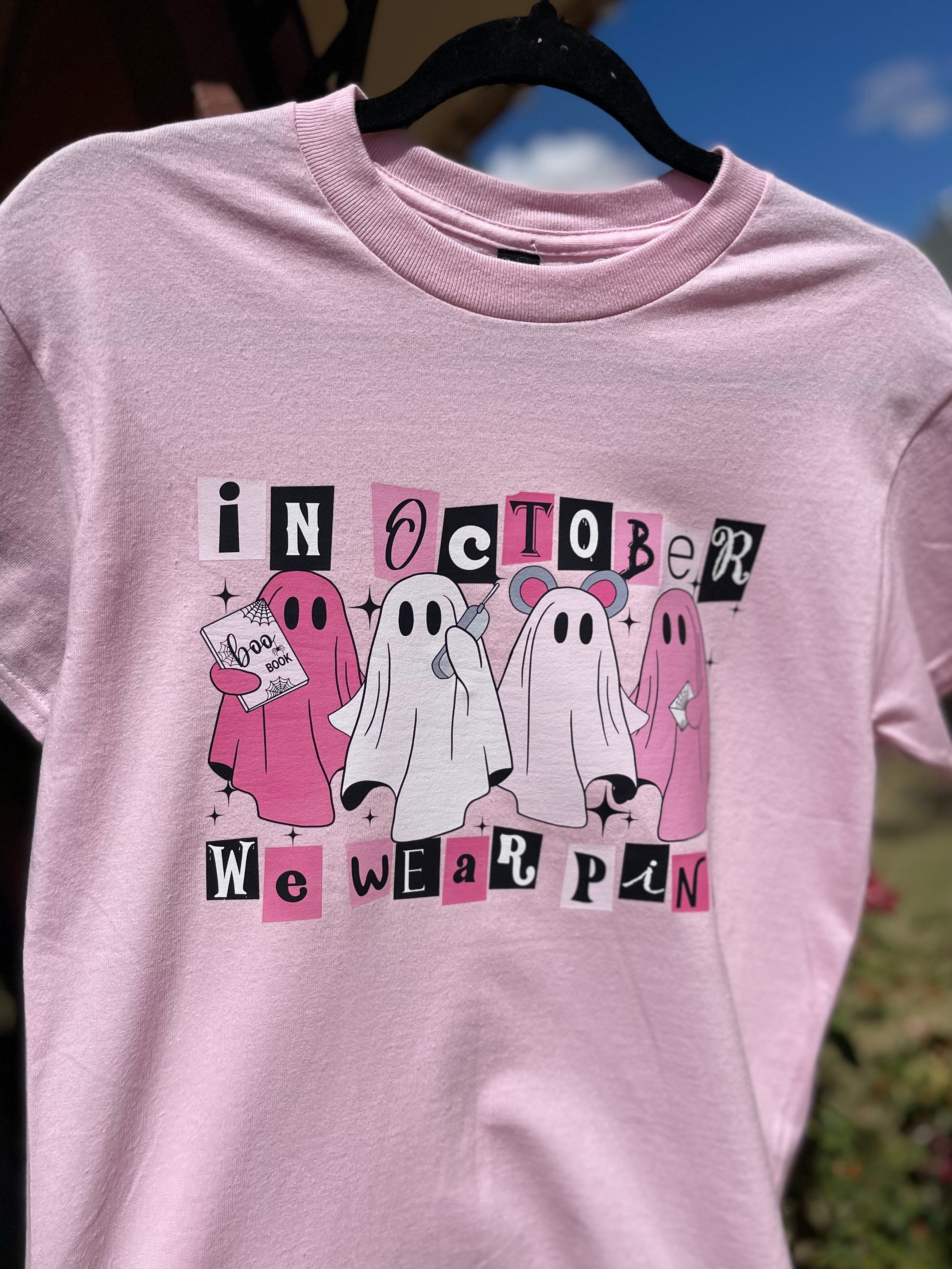 In October We Wear Pink Shirt