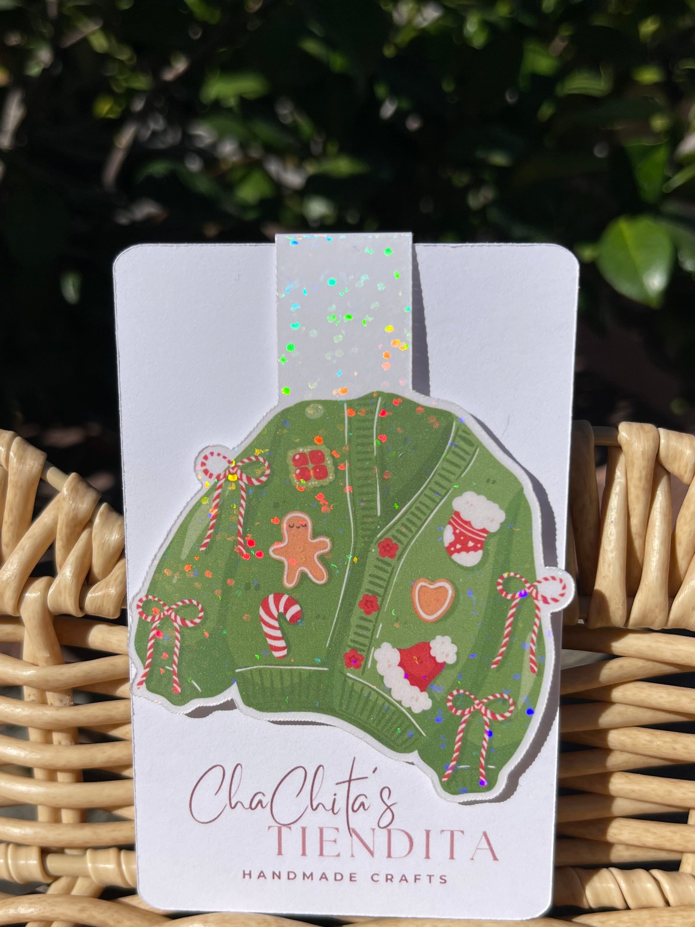 Ugly Sweater Magnetic Bookmark